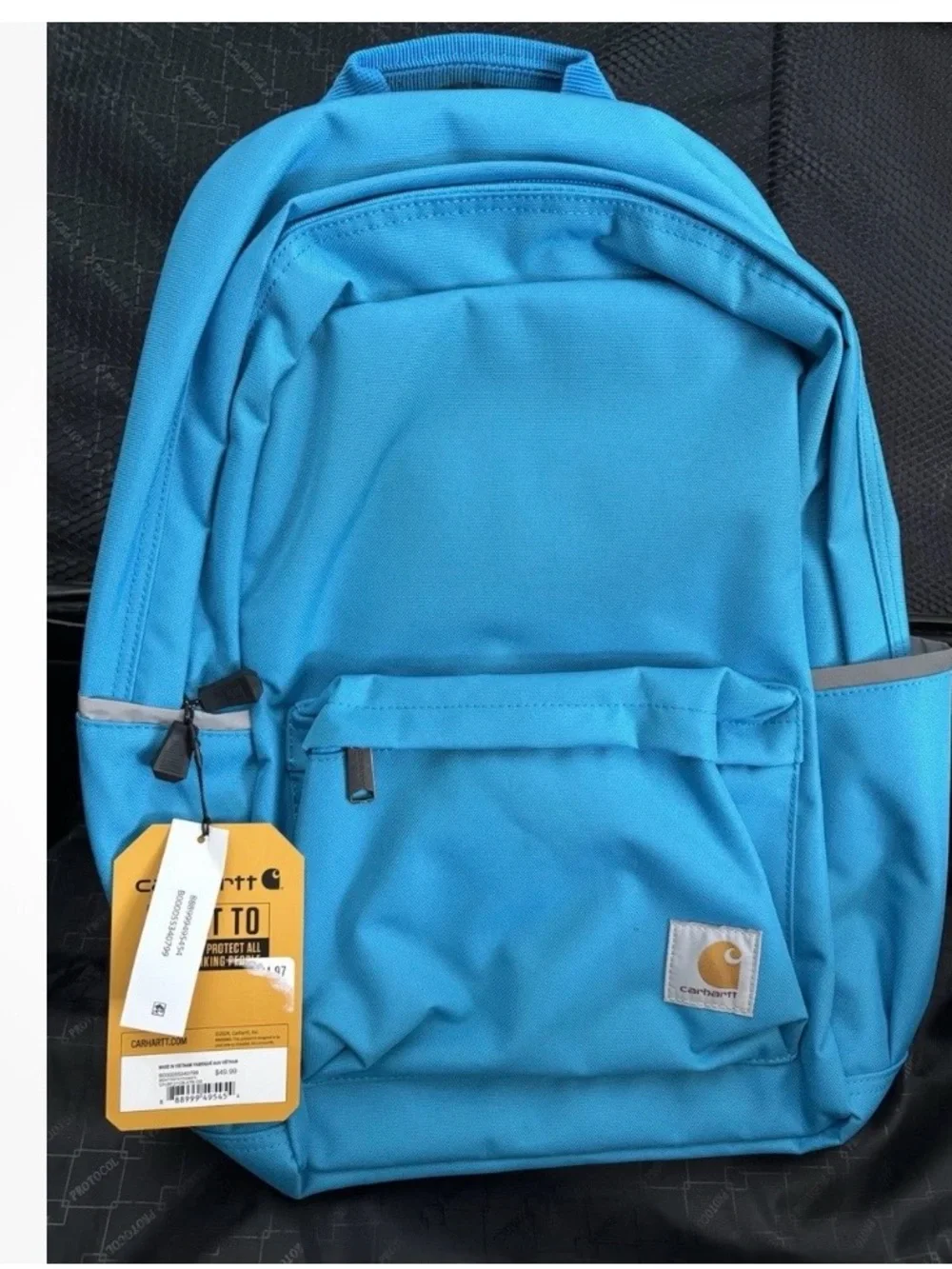 Carhartt Men’s Bright Blue Classic Backpack with Front Pocket